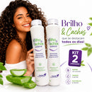 Kit 2 Brilho E Cachos Creme De Pentear Destak 500ml