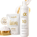 Pó Descolorante White 500gr + Ox 10 Vol Soupleliss