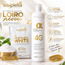 Pó Descolorante White 500gr + Ox 40 Vol Soupleliss
