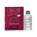 Kit Descolorante Nevou Ox 40v+Pó | Loiro Branquinho Nacré Kostume 140g
