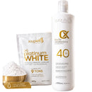 Pó Descolorante White 500gr + Ox 40 Vol Soupleliss