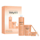 Kit Profissional Nutriçao Extrato de Pêssego Trivitt Itallian Hairtech - Para Cabelos Desnutridos e Sem Brilho