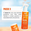 Leave-In Lá Vem o Sol Widi Care 200ml – Proteção Solar + Hidratação e Brilho para Dias de Sol, Mar e Piscina!