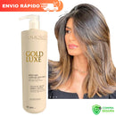 Kit Gold Luxe Liss Soupleliss Professional - Shampoo Gold Pré e Máscara Gold Luxe Progressiva