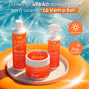 Leave-In Lá Vem o Sol Widi Care 200ml – Proteção Solar + Hidratação e Brilho para Dias de Sol, Mar e Piscina!